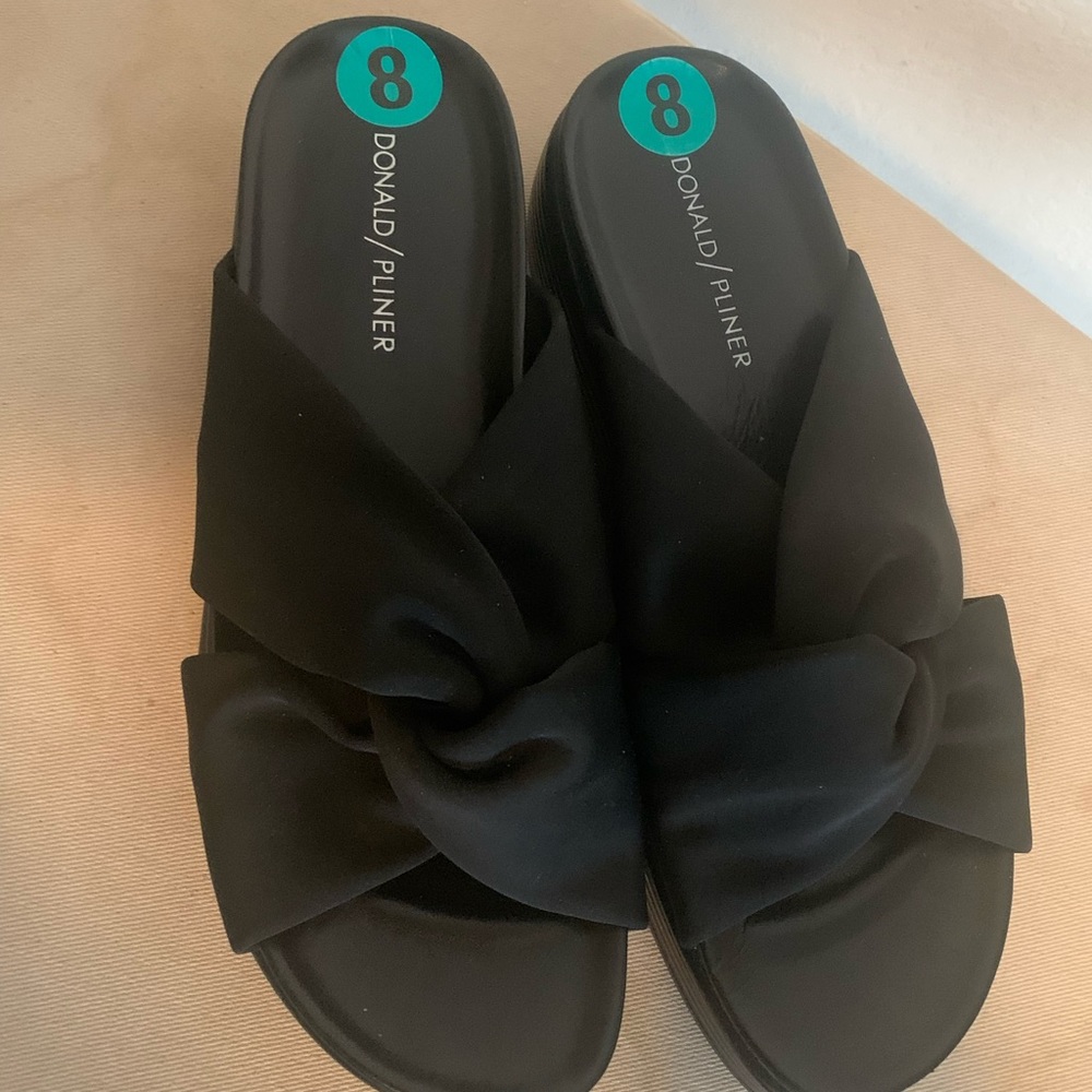Donald Pliner sandals- run a little narrow but adorable and soooo comfortable!!
